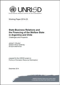 State-Business Relations and the Financing of the Welfare State in Argentina and Chile: Challenges and Prospects